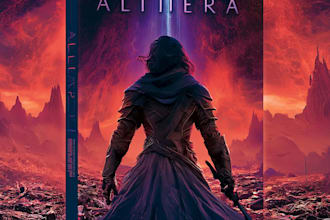design fantasy book cover illustration art, christian, horror, romance, sci fi
