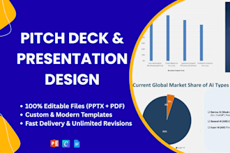 design investor pitch deck and startup presentation