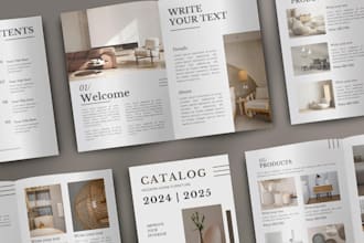 design professional flyer bifold trifold brochure catalog for business marketing