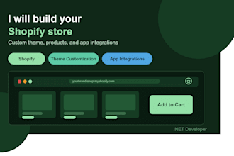 build and customize your shopify store