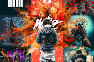 design unique album cover and mixtape cover design