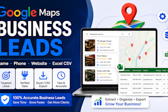 scrape google maps business leads with emails phone and website