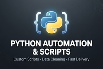 do python automation scripts and backend code