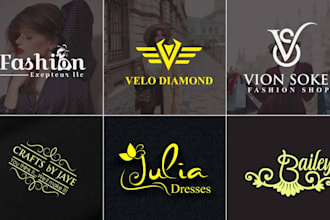 design fashion , apparel, boutique or clothing brand logo design