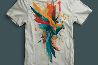 design a creative graphic t shirt design and typography