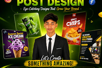professional food post design