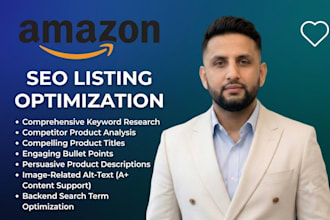 create amazon SEO optimized listing to boost your sales