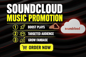 increase soundcloud music and soundcloud listeners growth soundcloud promotion