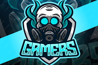 draw esports mascot logo for twitch, gaming, streaming