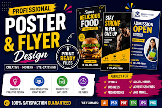 design professional flex banner, shop banner and billboard