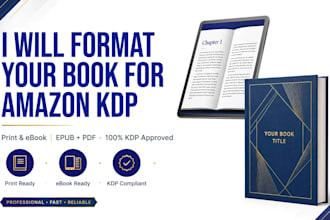 format your book for amazon kdp print and ebook