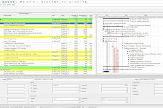 create a professional construction schedule in primavera p6