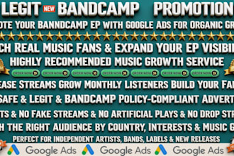 do best organic bandcamp music promotion for real growth using google ads
