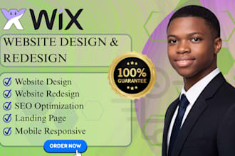 design wix website design wix redesign booking website wix development