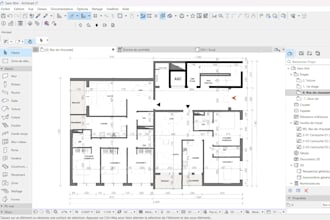 redraw your sketches professionally on autocad or archicad