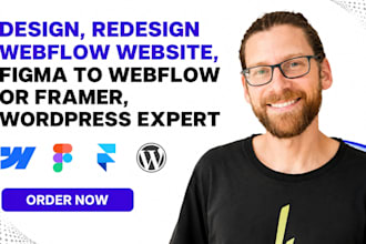 design framer website develop webflow site and convert figma design to framer
