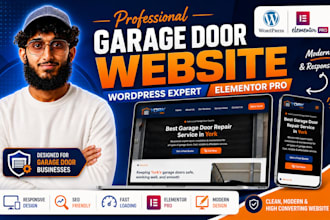 design a wordpress website for garage door businesses