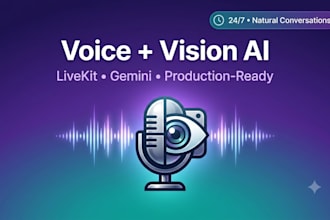 build ai voice agents and vision enabled assistants