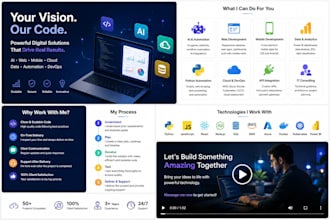 provide end to end IT, ai, web, and software solutions