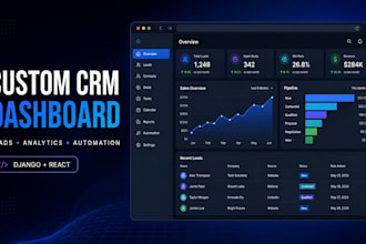 build a custom CRM and business dashboard