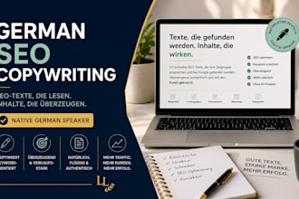 write native german SEO copywriting for websites and blogs