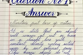 handwrite urdu and english on pages beautifuly