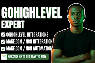 gohighlevel make go high level integration gohighlevel n8n ghl ai agents ghl api