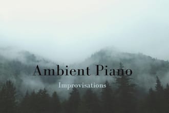compose a beautifully improvised piano piece for you