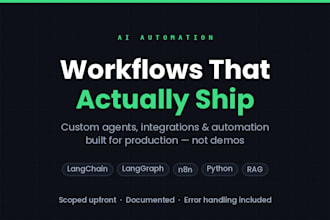 build custom ai automation workflows