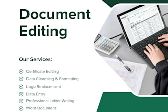 edit your documents, replace text