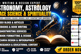 write and design astronomy astrophysics space science and astrology ebooks blogs