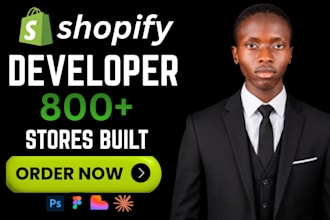 be your shopify developer for shopify dropshipping setup, revamp, customization