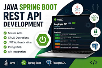 develop secure rest apis using java spring boot