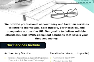 be your expert UK tax consultant with 5 years experience
