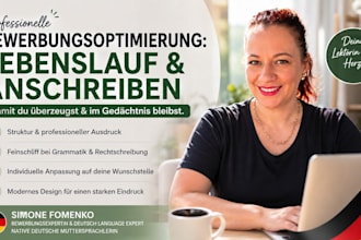 proofread your german resume and cover letter