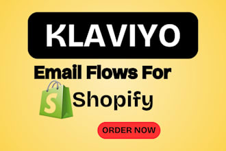 setup and optimize klaviyo email marketing flows and campaigns