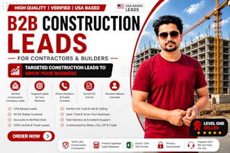 provide verified construction leads and construction company leads