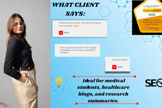 write medical review articles with pubmed citations