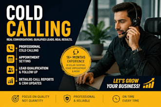 do professional cold calling and appointment setting