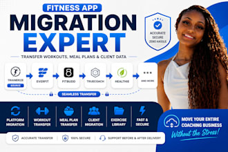 migrate trainerize to everift, transfer everfit to kahunas, transfer meals plans