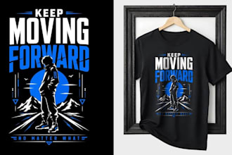 design detailed graphic t shirt artwork for apparel and merch