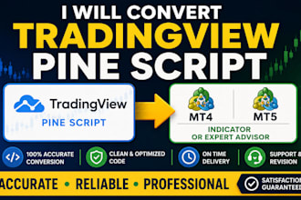 convert tradingview pine script to mt4 mt5 expert advisor or indicator
