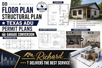 do structural plan, texas adu permit plans adu, mep, framing plan construction