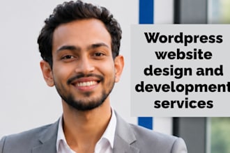 design and develop a wordpress portfolio website