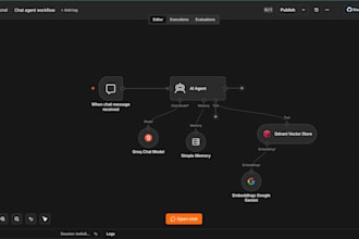 build a custom ai chatbot with rag using n8n and qdrant