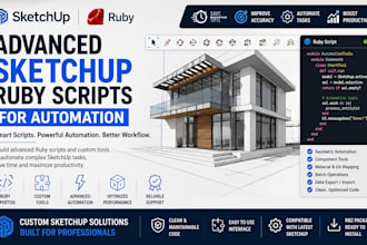 build advanced sketchup ruby scripts for automation