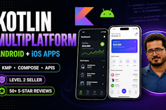 develop kotlin multiplatform apps for android and ios
