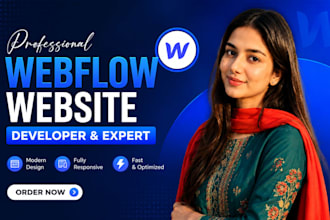 be your webflow developer for a modern webflow website