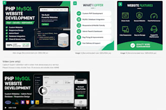 build a responsive PHP mysql website with admin panel