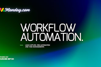 set up and automate your monday com CRM workflow
